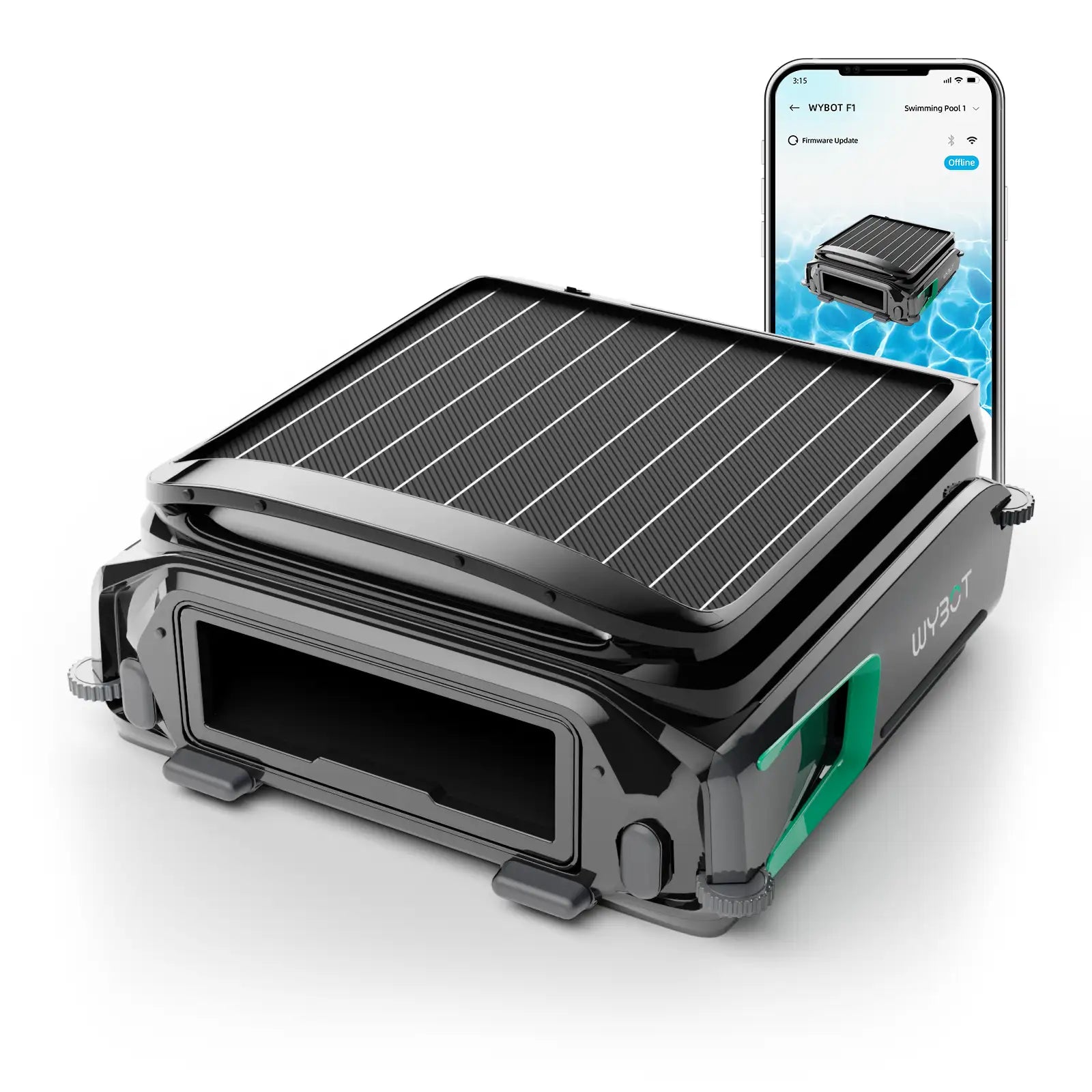 WYBOT F1 Pool Skimmer Solar Powered Robotic Cleaner